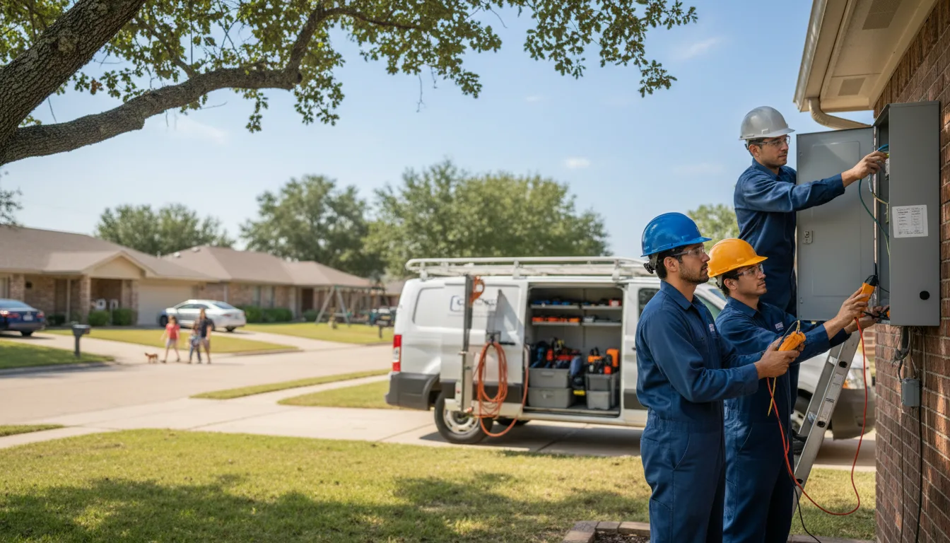 Certified electrician providing emergency electrical services in Brooklet, GA